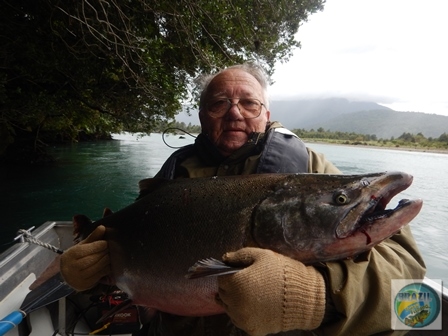 Fotos da pesca esportiva em Chaiten no Chile